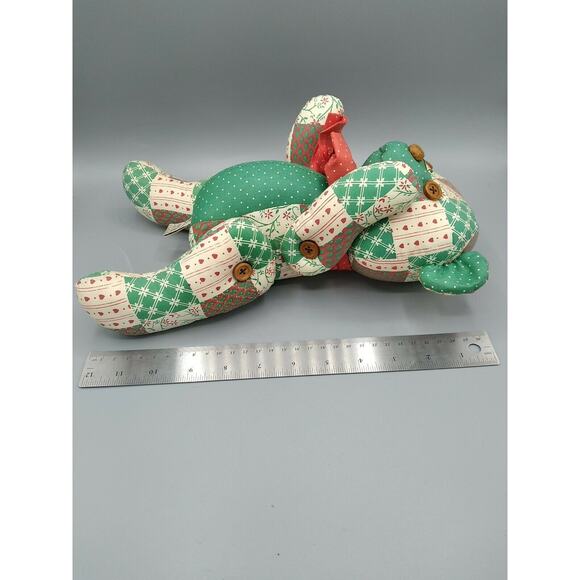 Vintage Applause Patchwork Pets Bear Teddy Button Joints w/ Tags 1986 RARE HTF - Picture 8 of 12